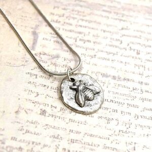 Burnished Bee Necklace